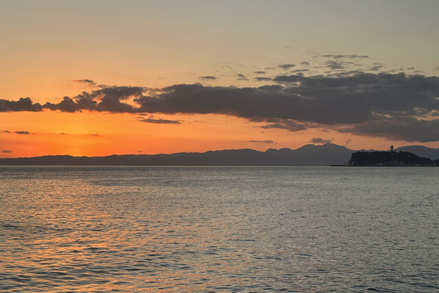 夕日